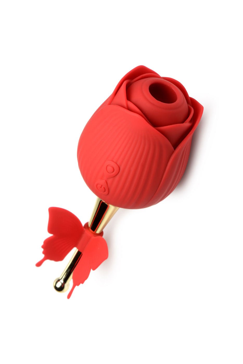Bloomgasm Flutter Rose Sucking Rose with Butterfly Teaser - Red - Time4Task2Toys