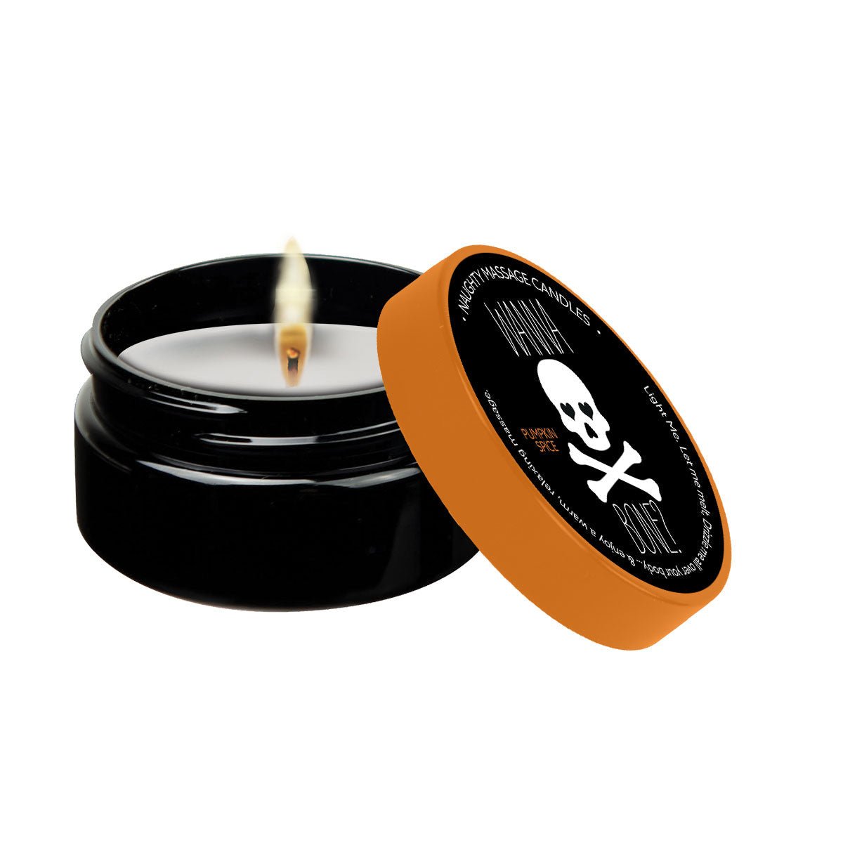 Naughty Massage Candle - Wanna Bone - Pumpkin Spice - Time4Task2Toys