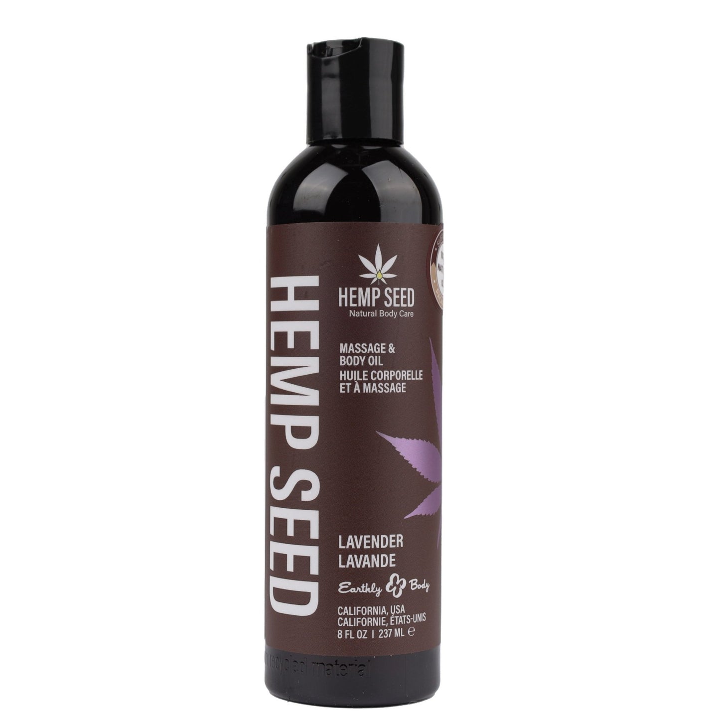 Hemp Seed Massage and Body Oil - Lavender - 8 Fl. Oz./ 237ml - Time4Task2Toys