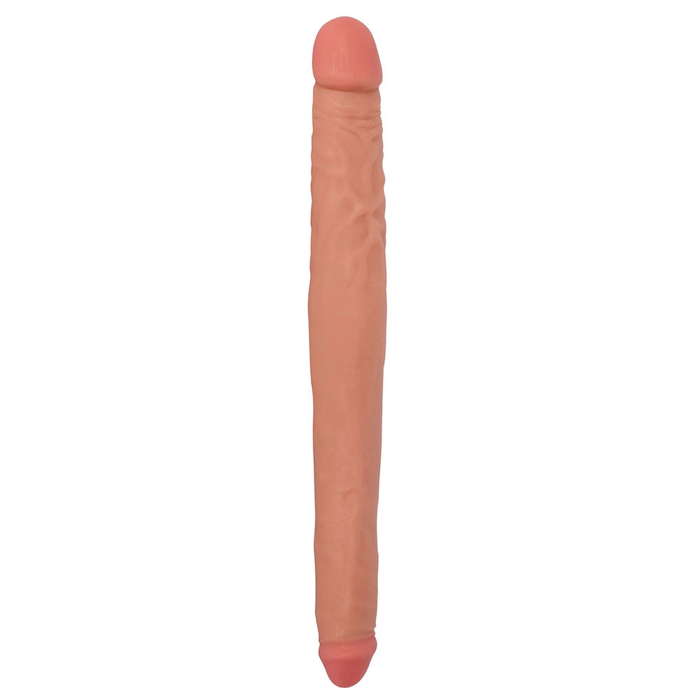 "Jock 16 Inch Tapered Double Dong - Vanilla CN-09-0404-10"