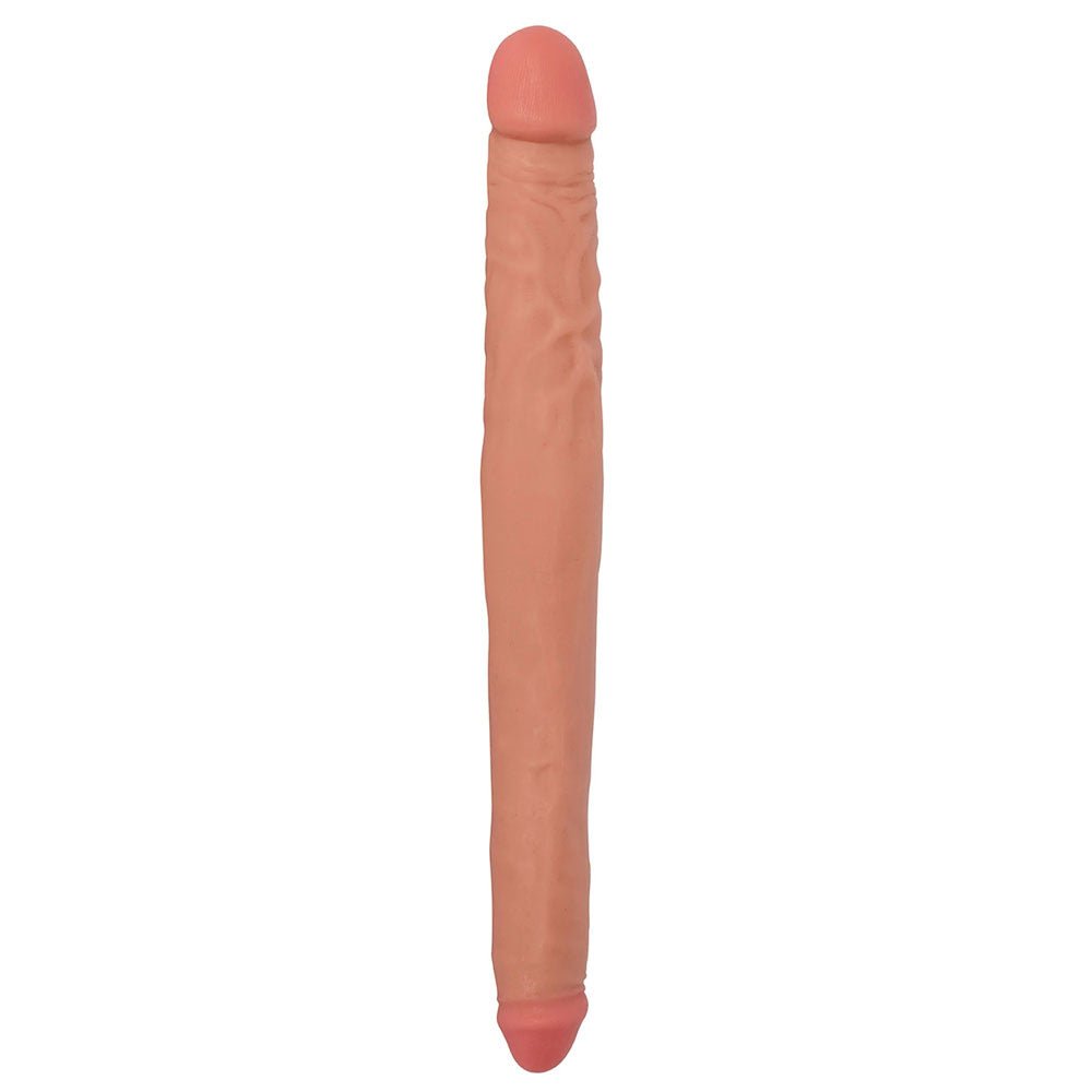 Jock 16 Inch Tapered Double Dong - Vanilla - Time4Task2Toys