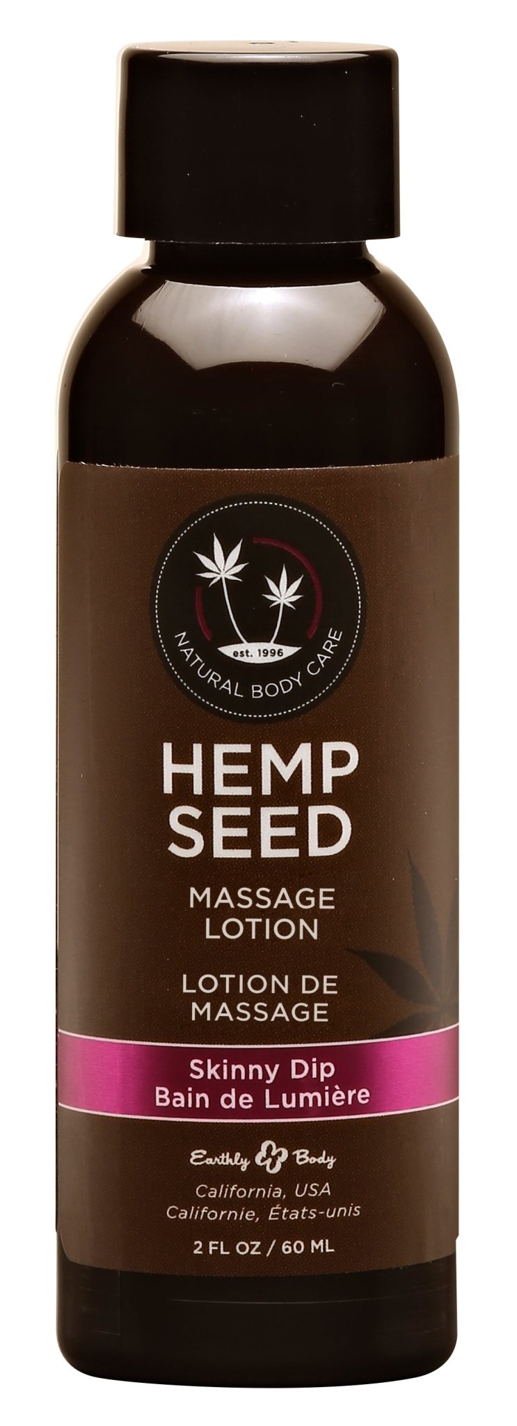 Hemp Seed Massage Lotion - Skinny Dip - 2 Fl. Oz. / 60 ml - Time4Task2Toys