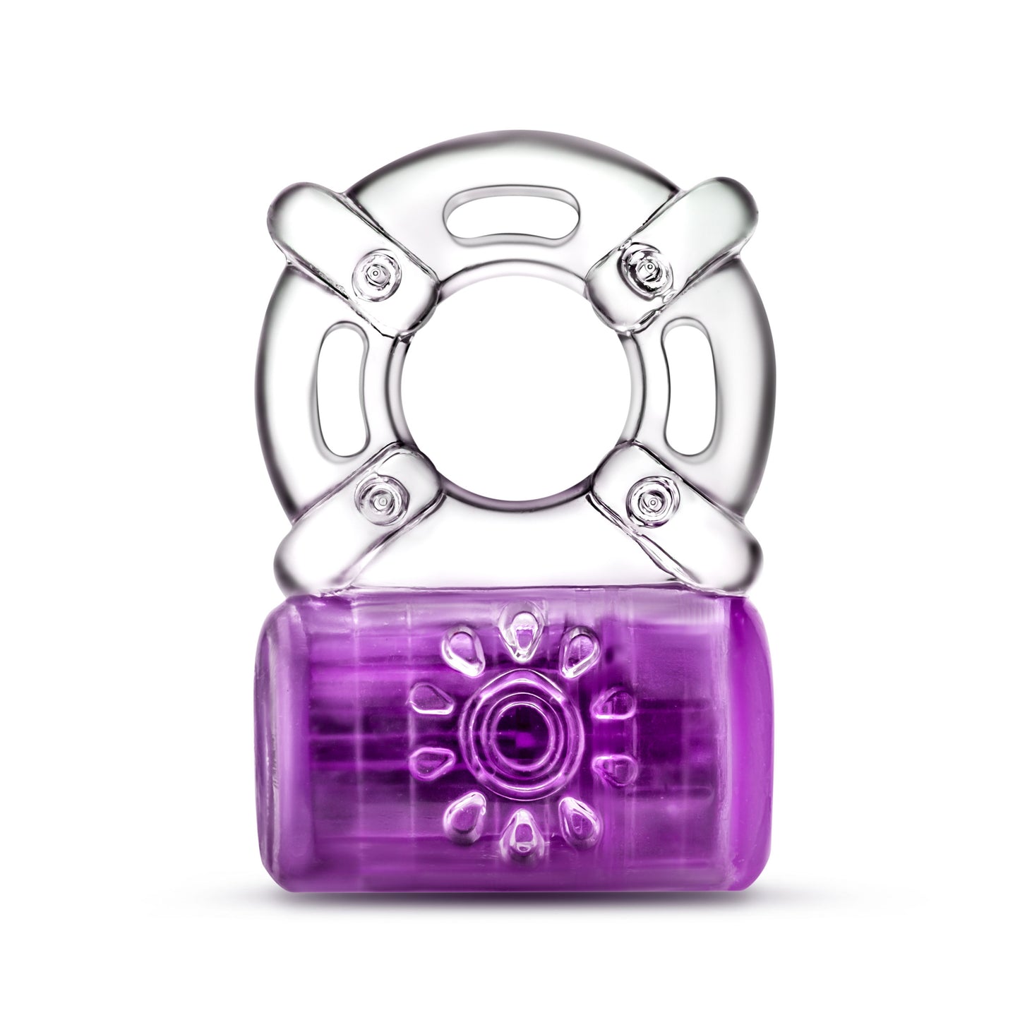 "Play With Me - Pleaser Rechargeable C-Ring - Purple BL-31911"