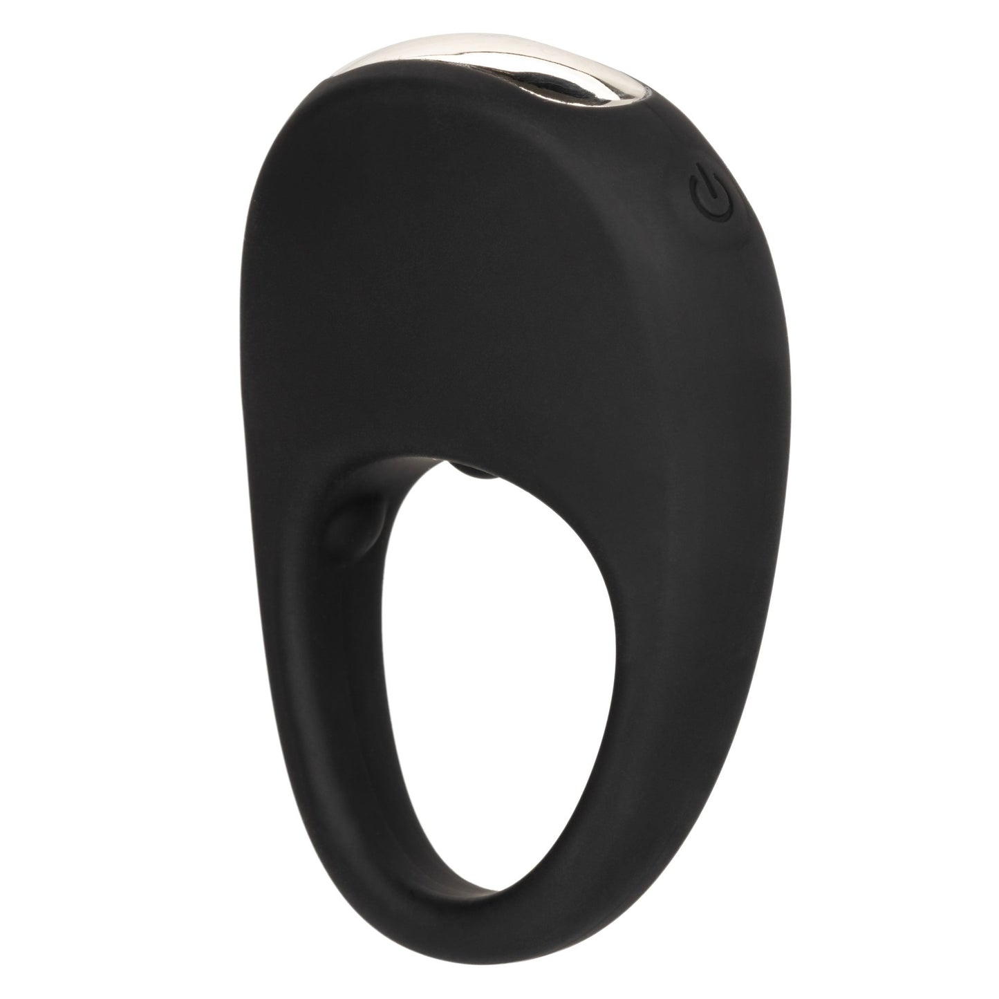 Silicone Rechargeable Pleasure Ring - Black - Black - Time4Task2Toys