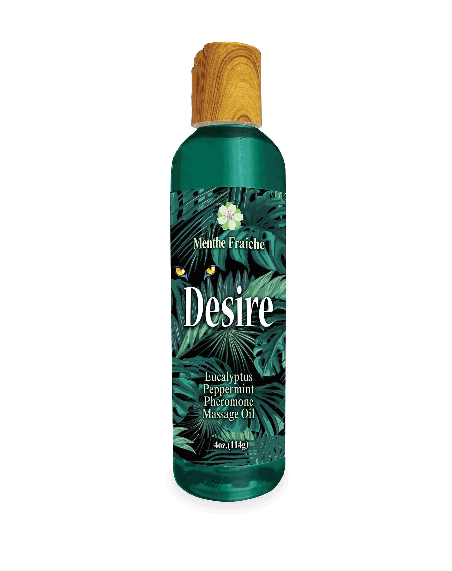 Desire Pheromone Massage Oil 4 Oz - Eucalyptus and Peppermint - Time4Task2Toys
