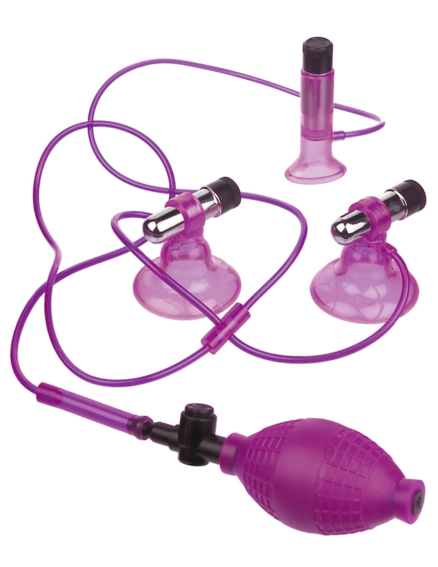 Fetish Fantasy Series Vibrating Triple Suckers - Time4Task2Toys