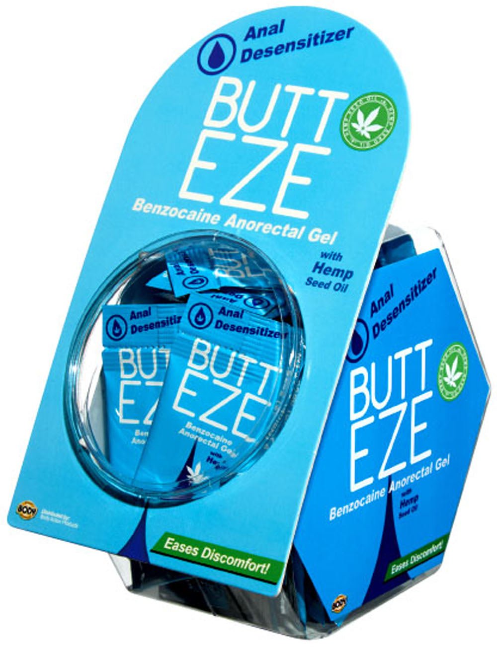 Butt Eze With Hemp - Fish Bowl Display - 50 Pc - Time4Task2Toys