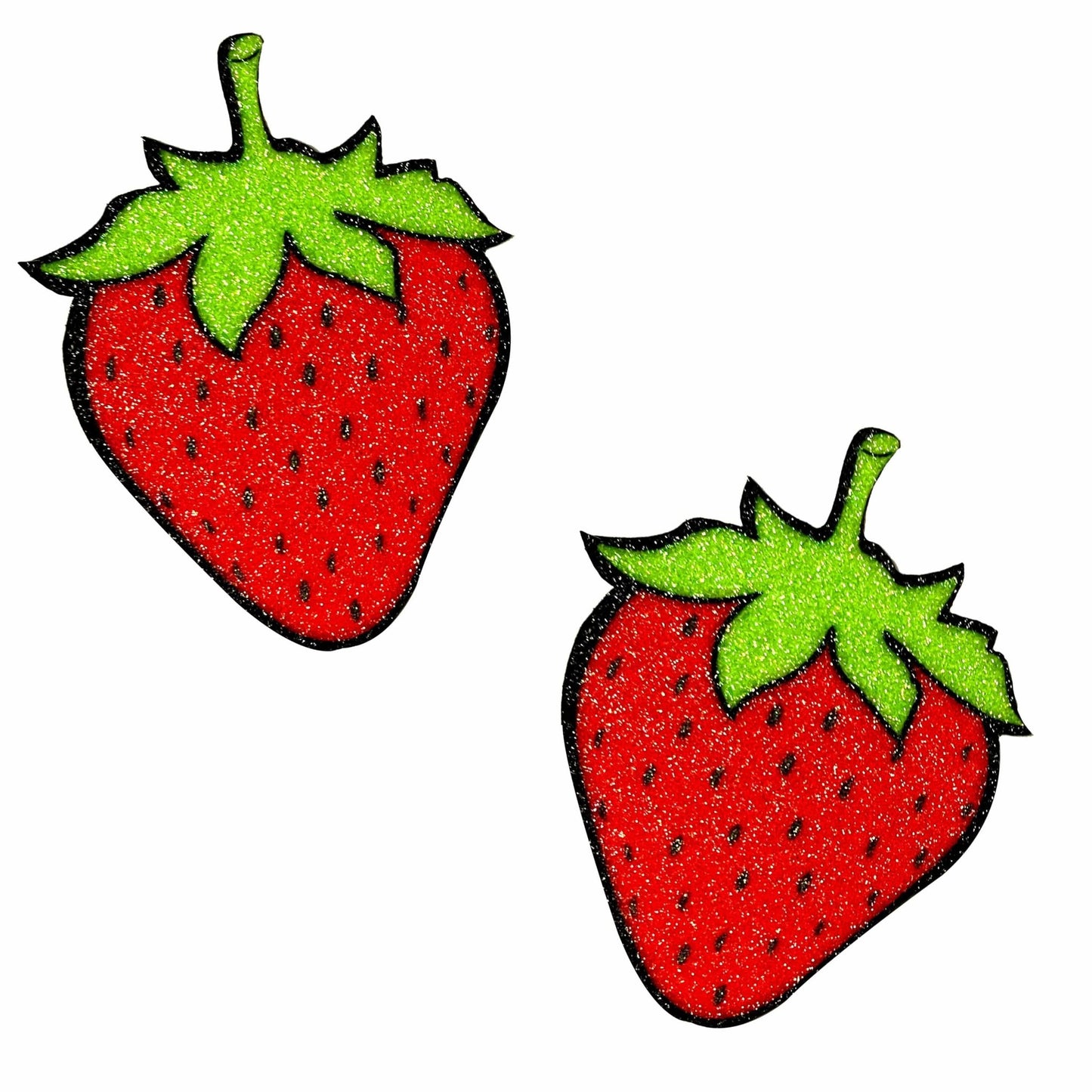 Juicy Strawberry Glitter Nipple Cover Pasties - Time4Task2Toys