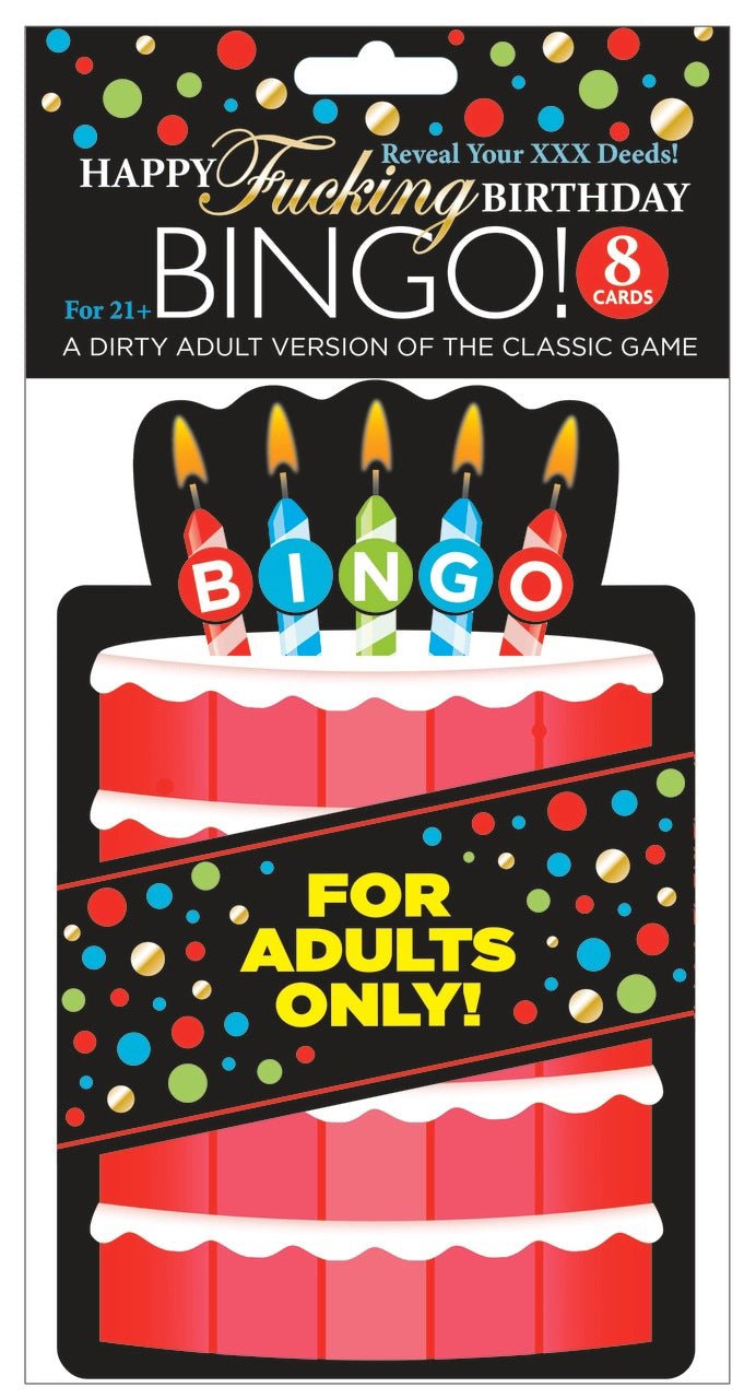 Happy Fucking Birthday Blowout Bingo - Time4Task2Toys