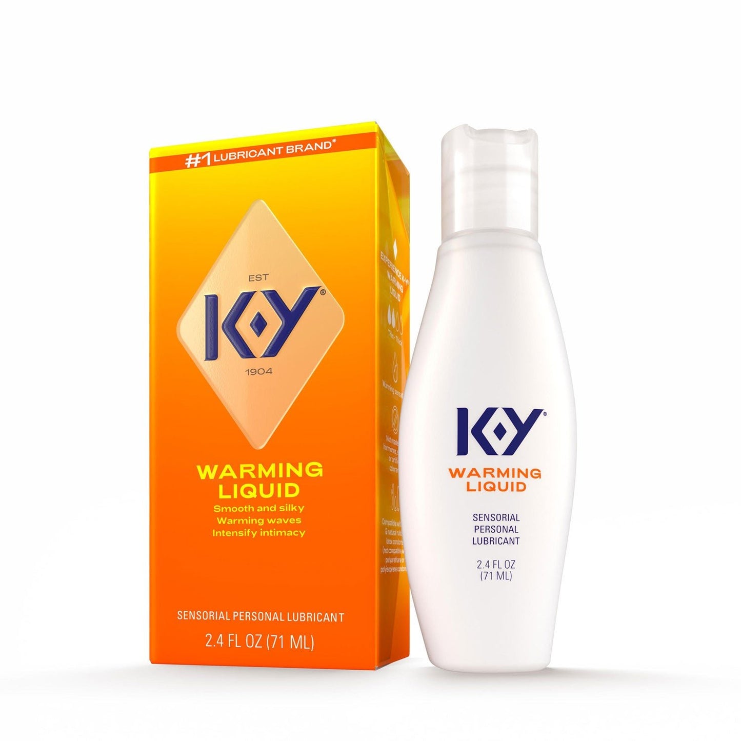 K - Y Warming Liquid 2.5 Oz Bottle - Time4Task2Toys