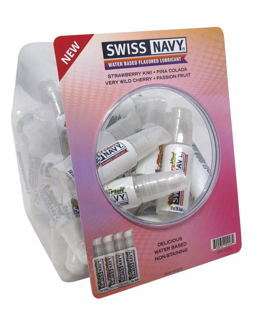 Swiss Navy 4 Flavored 1oz 50ct Fishbowl - Time4Task2Toys