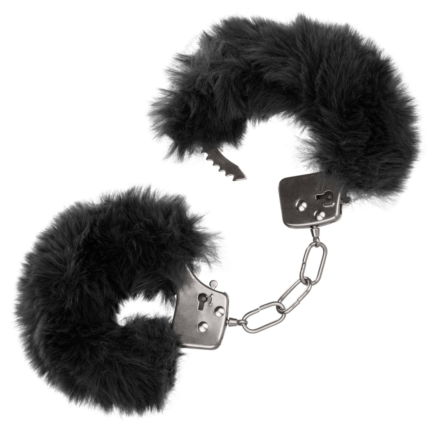 Ultra Fluffy Furry Cuffs - Black - Time4Task2Toys