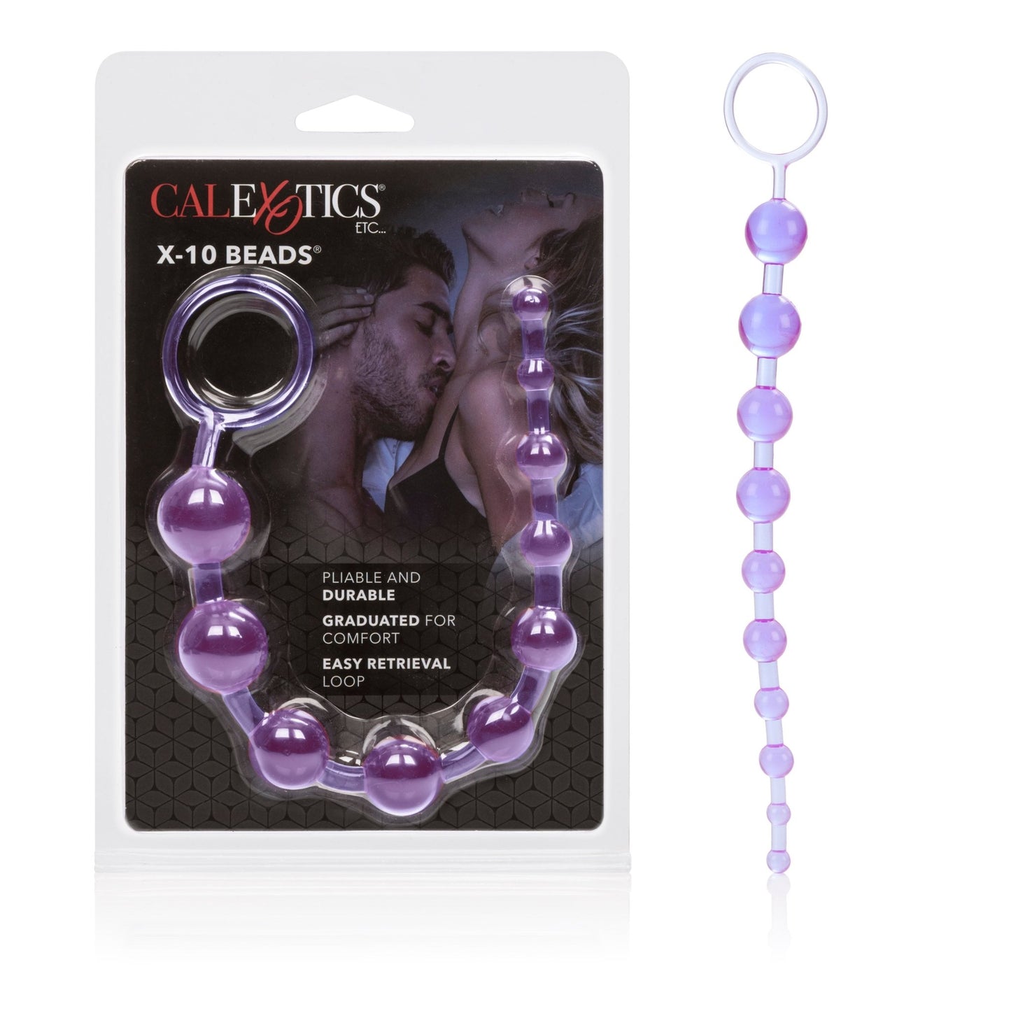 X - 10 Beads - Purple - Time4Task2Toys
