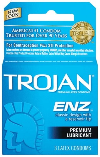 Trojan Enz Lubricated - 3 Pack - Time4Task2Toys
