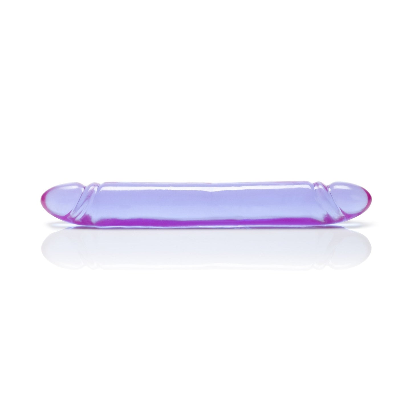 Reflective Gel Smooth Double Dong - Purple - Time4Task2Toys
