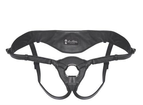 Patent Leather Strap - on Harness - Black - Time4Task2Toys