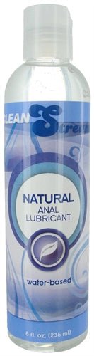 Natural Water Based Anal Lubricant 8 Oz - Time4Task2Toys