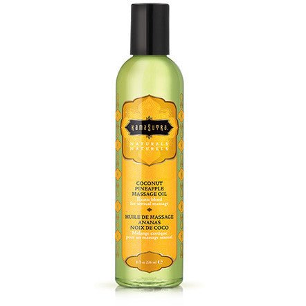 Naturals Massage Oil - Coconut Pineapple 8 Fl Oz - Time4Task2Toys