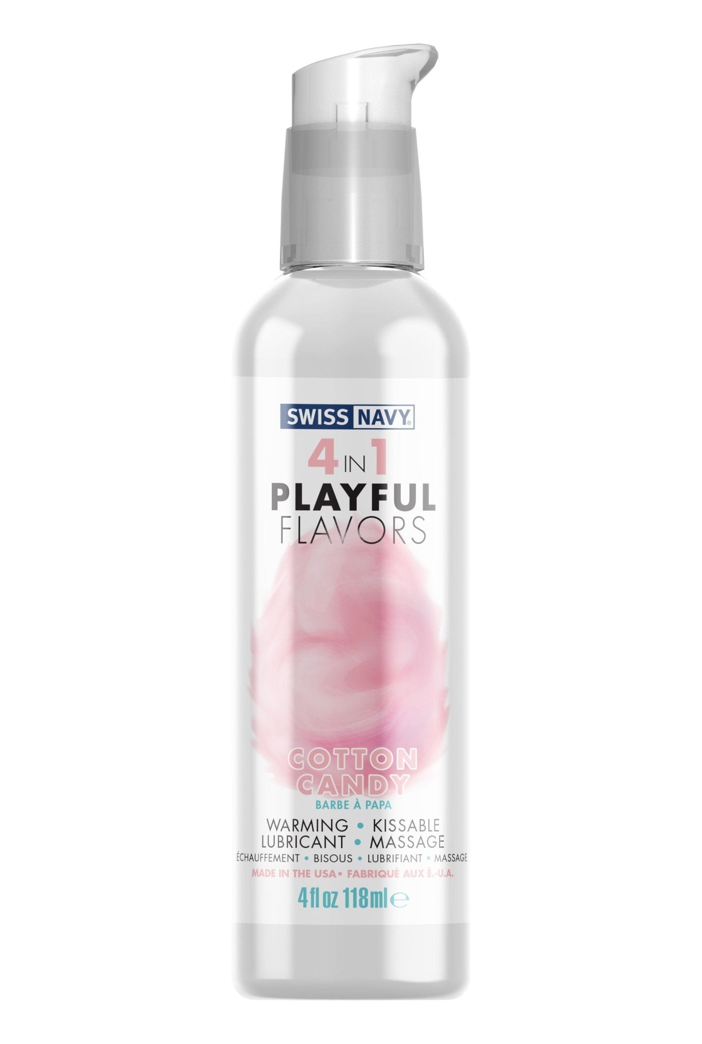 Swiss Navy 4 - in - 1 Playful Flavors - Cotton Candy 4 Oz - Time4Task2Toys