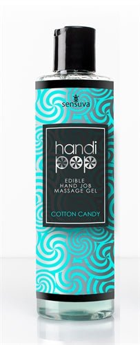 Handipop Edible Handjob Massage Gel - Cotton Candy - 4.2 Fl. Oz. - Time4Task2Toys