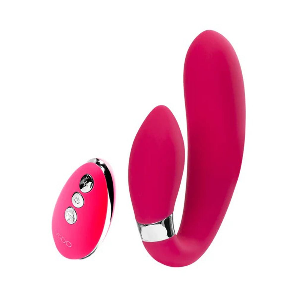Jeni C - Shaped Dual Motor Vibe With Remote - Pink - Time4Task2Toys