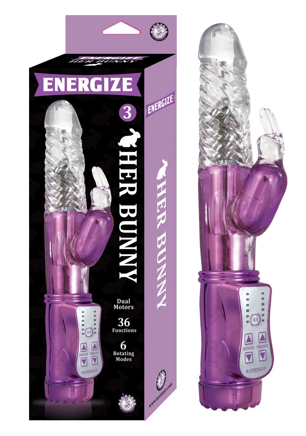 Energize Her Bunny 3 - Purple - Time4Task2Toys