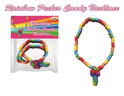 Rainbow Pecker Candy Necklace - Time4Task2Toys