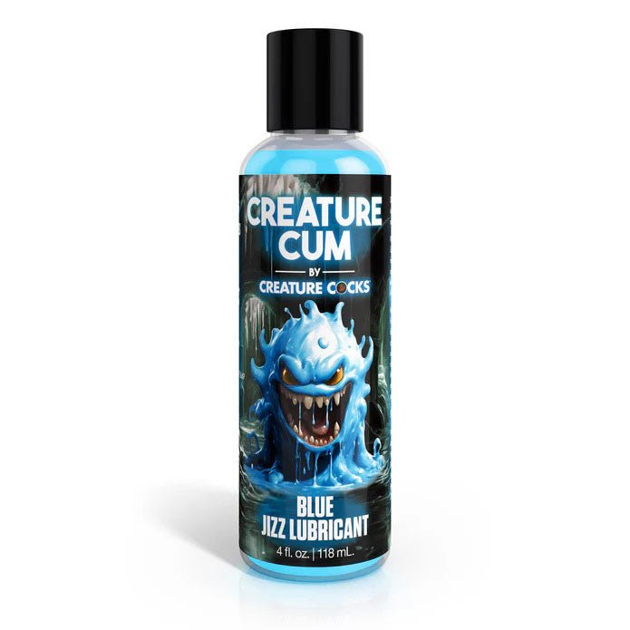 Creature Cum Blue Water - Based Lubricant 4oz - Time4Task2Toys