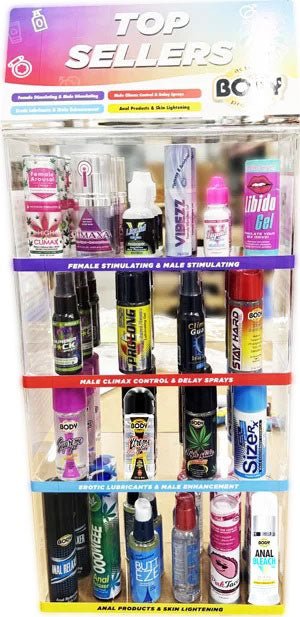 Body Action Top Sellers Countertop 60pc - Display - Time4Task2Toys