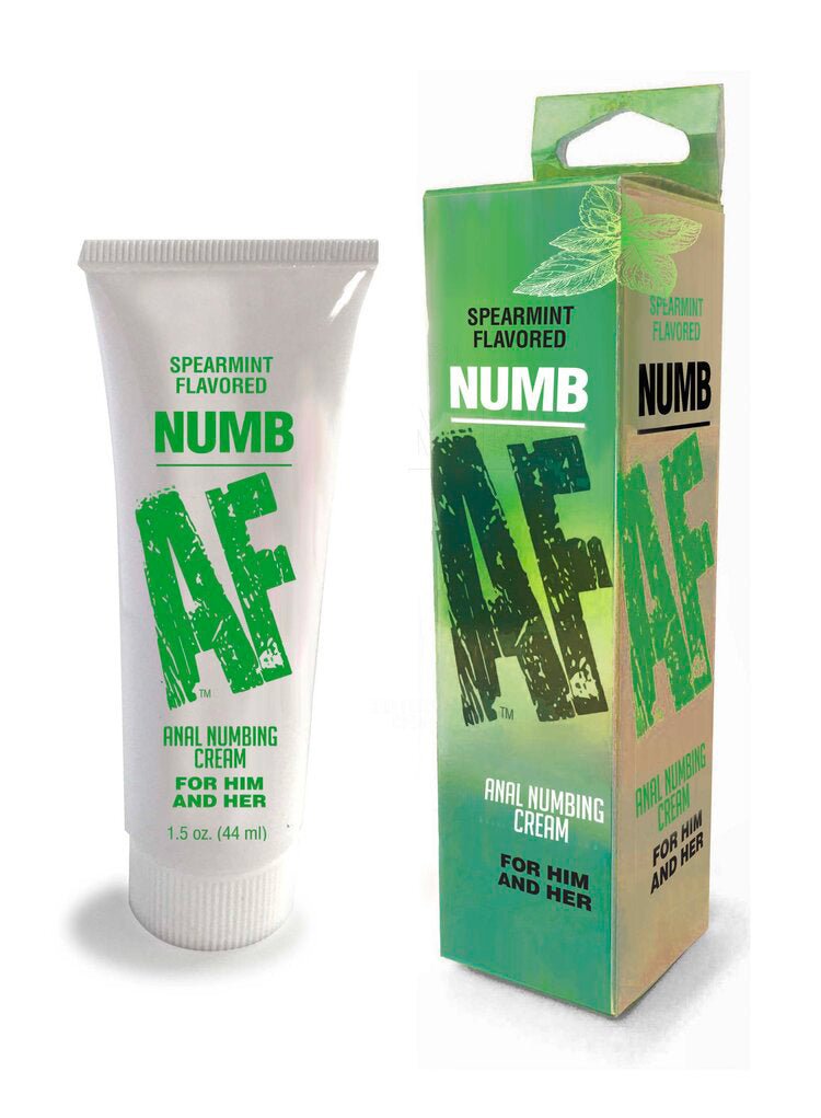 Numb Af - Spearmint Flavored Anal Numb Cream - 1.5 Oz (44 ml) - Time4Task2Toys