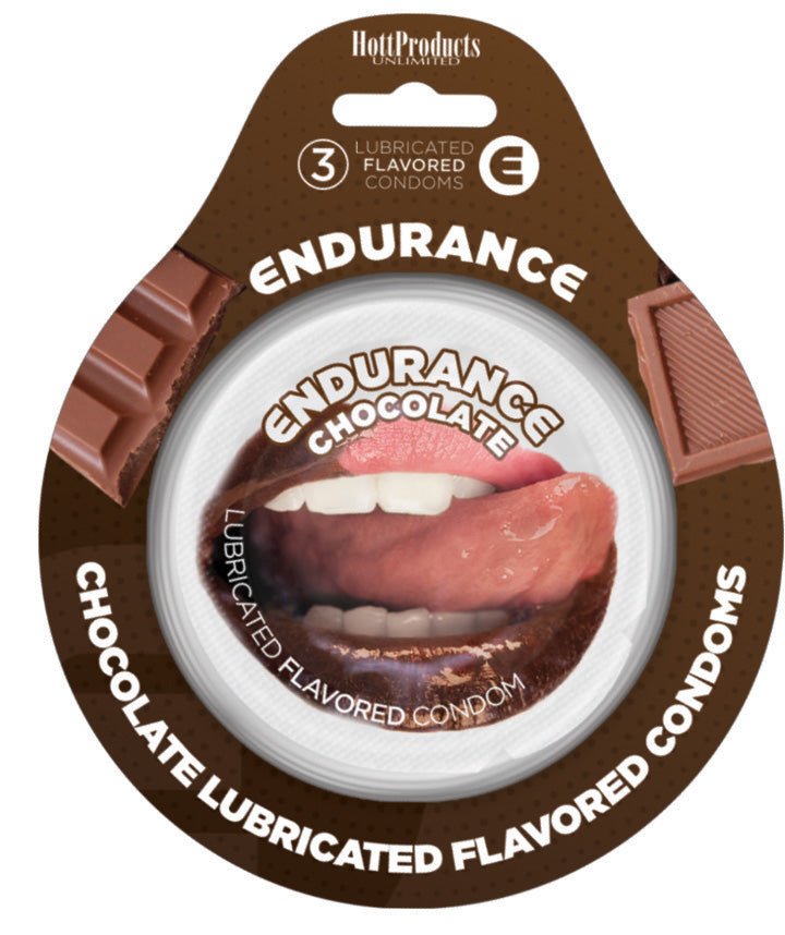 Endurance Condoms - Chocolate - 3 Pack - Time4Task2Toys