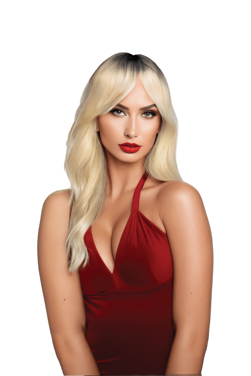 Margot Premium Stylable Wig - Blonde / Black - Time4Task2Toys
