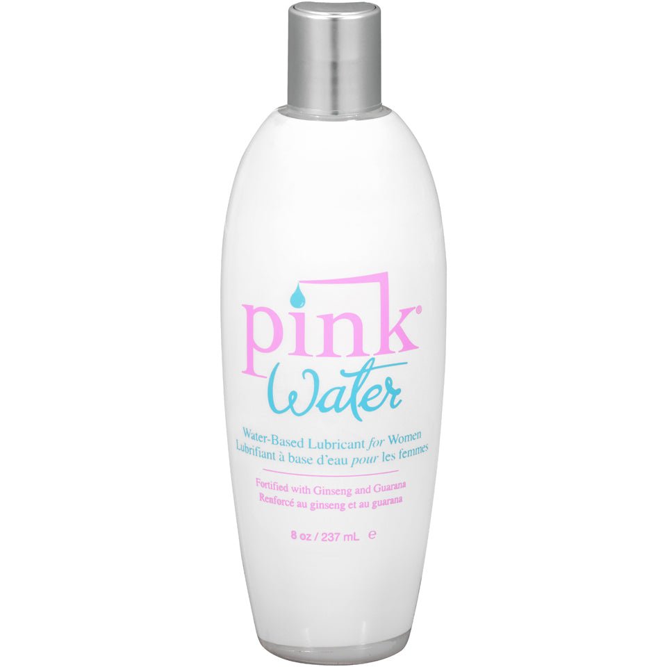 Pink Water Based Lubricant for Women 8 Oz Flip Top Bottle - Time4Task2Toys