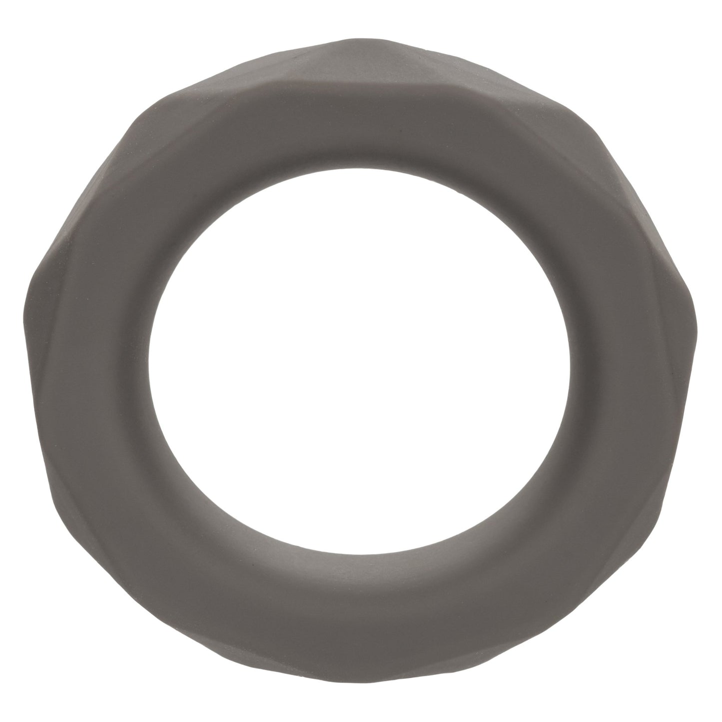 Alpha Liquid Silicone Prolong Prismatic Ring - Gray - Time4Task2Toys