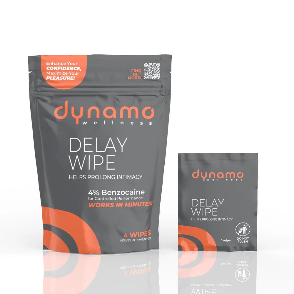 Dynamo Wellness Delay Wipe 4% - 6 Pack - Time4Task2Toys