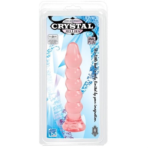 Crystal Jellie Anal Plug - Pink - Time4Task2Toys