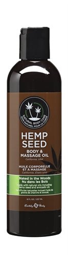Hemp Seed Massage and Body Oil - Naked in the Woods - 8 Fl. Oz./ 237ml - Time4Task2Toys
