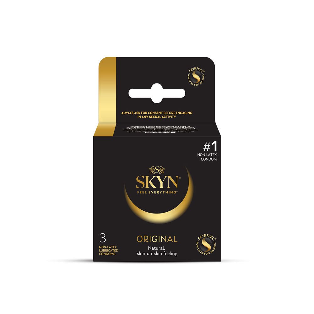 Skyn Original - Non - Latex Lubricated Condoms - 3 Pack - Time4Task2Toys