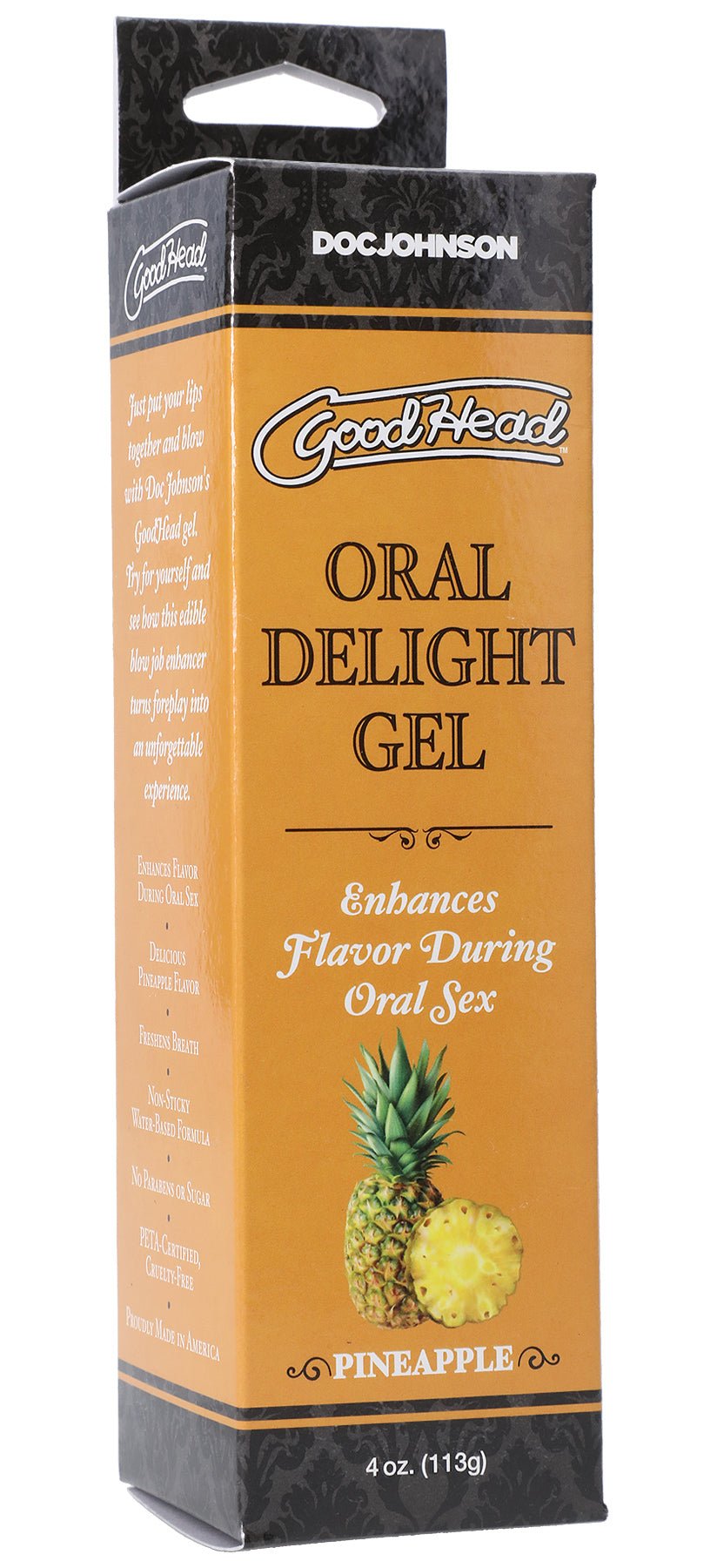 Goodhead - Oral Delight Gel - Pineapple - 4 Oz. - Time4Task2Toys