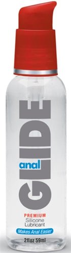 Anal Glide Silicone Lubricant 2 Oz Pump Bottle - Time4Task2Toys