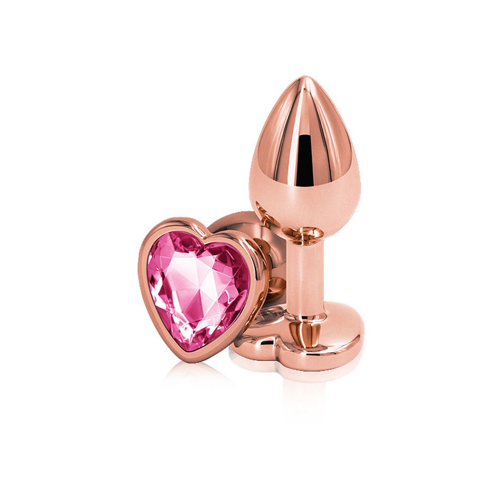 Rear Assets - Rose Gold Heart - Small - Pink - Time4Task2Toys