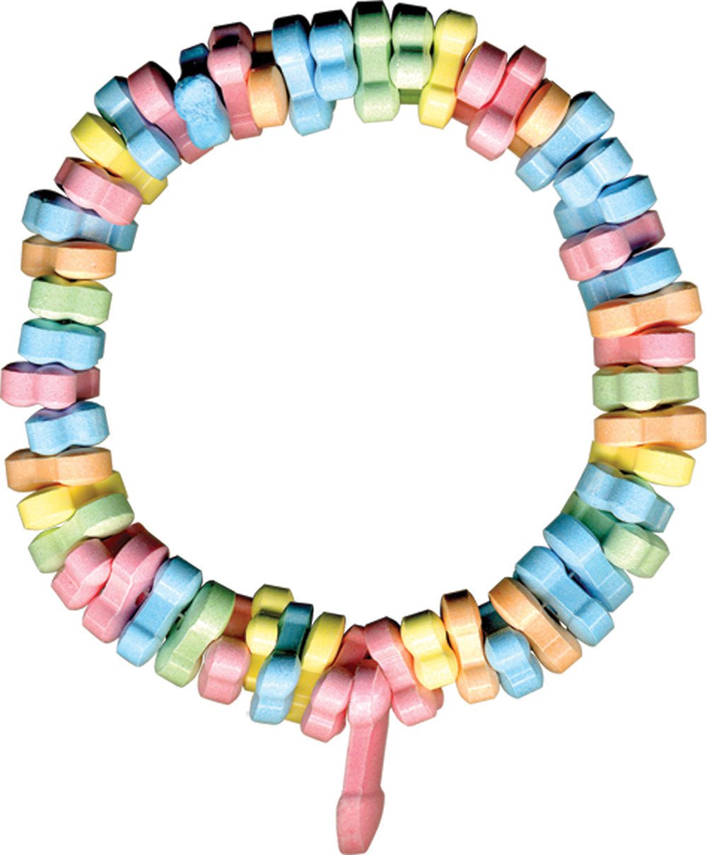 Rainbow Penis Candy Bracelet - Time4Task2Toys