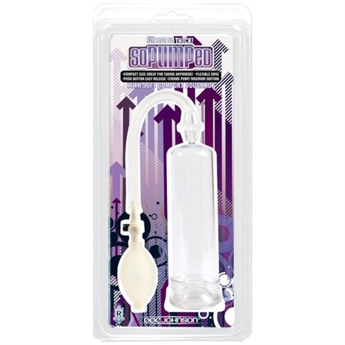 So Pumped Penis Pump Without Sleeve - Clear - Time4Task2Toys
