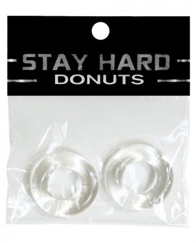 Stay Hard Donuts - 2 Pack - Clear - Time4Task2Toys