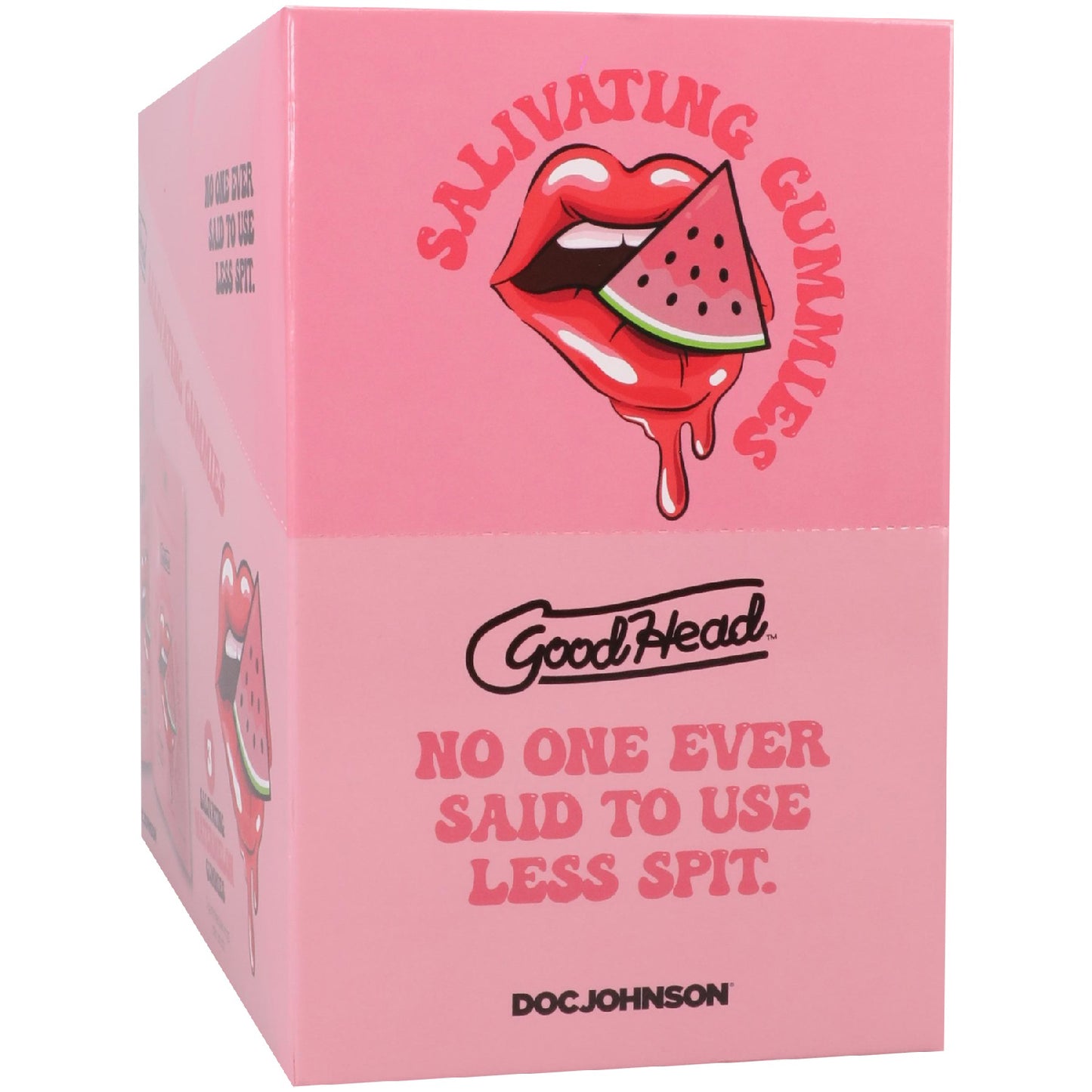 Goodhead - Salivating Gummies 24pk Display (3 Pcs Per Pouch) - Watermelon - Time4Task2Toys