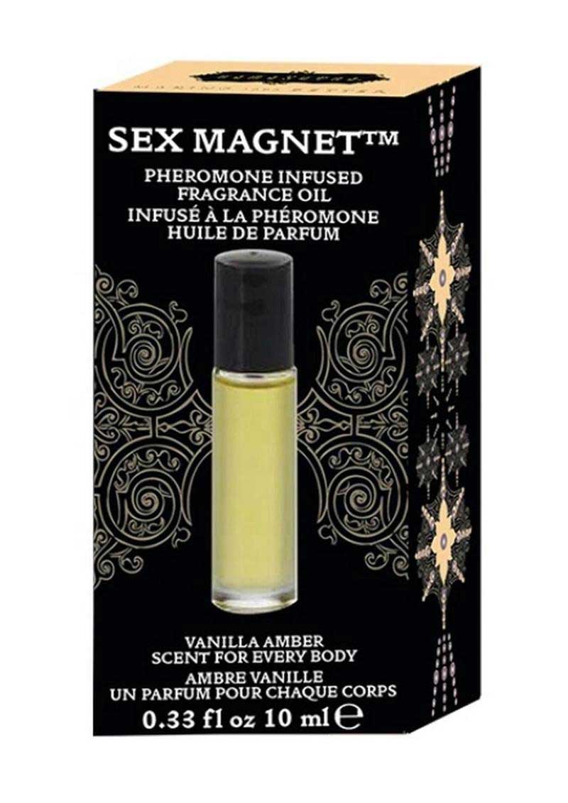 Sex Magnet Pheromone Roll on - Vanilla Amber 0.33 Oz - Time4Task2Toys