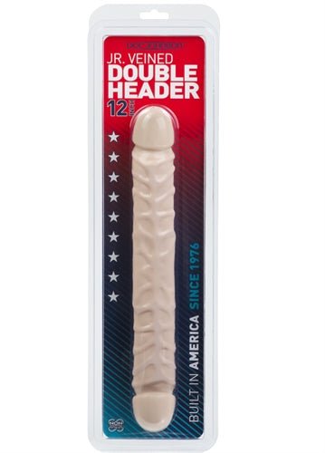 Jr. Veined Double Header 12 Inches - White - Time4Task2Toys