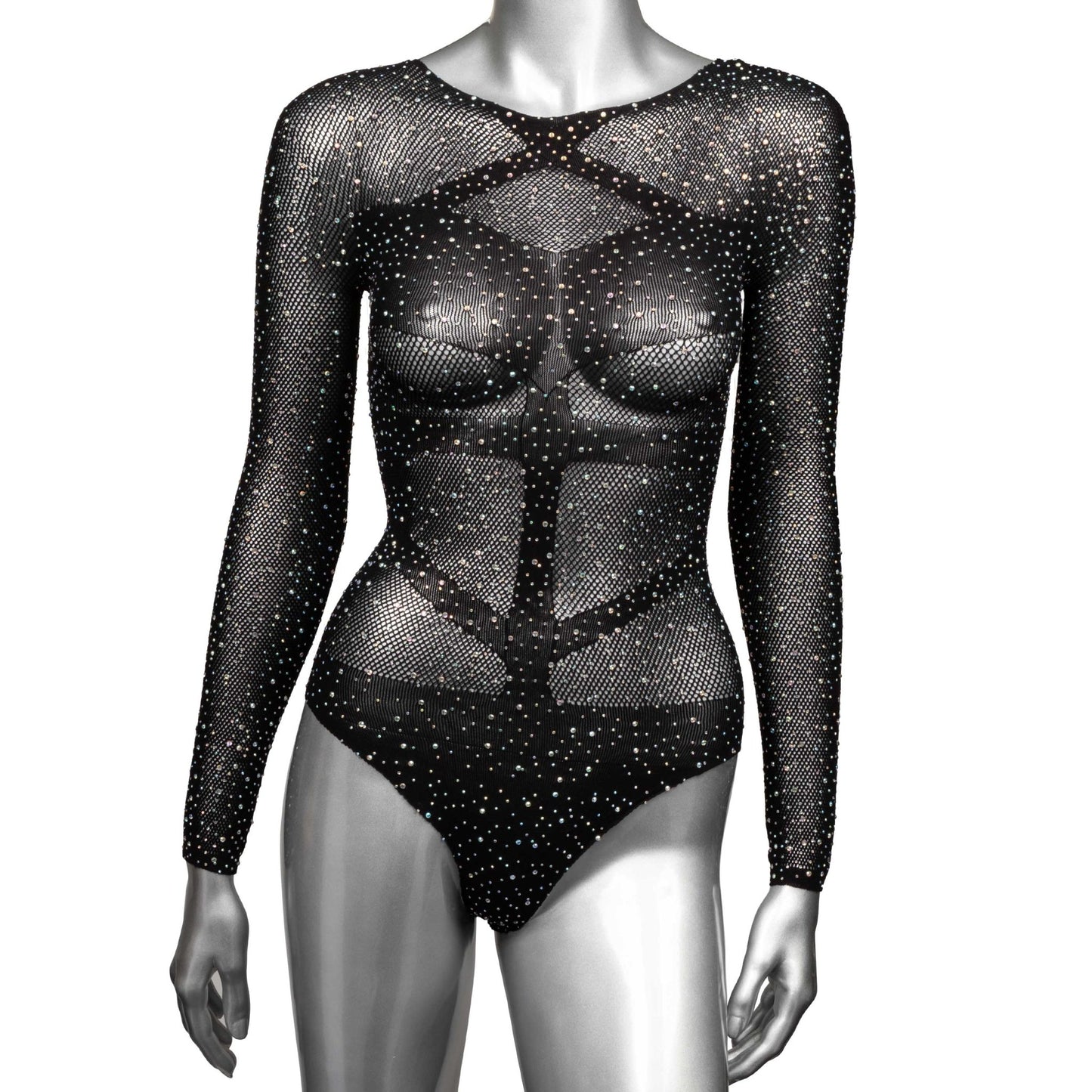 Radiance Long Sleeve Body Suit - One Size - Black - Time4Task2Toys