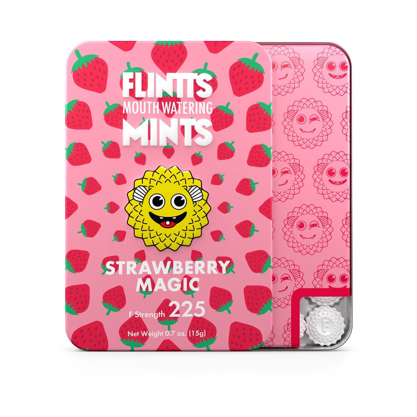 Flintts Mouth Watering Mints Strawberry Magic - F - Strength 225 - Time4Task2Toys
