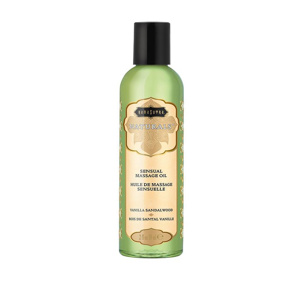 Naturals Massage Oil - Vanilla Sandalwood - 2 Fl Oz (59 ml) - Time4Task2Toys